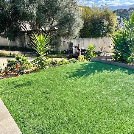 Bas De Avec Jardin Idealement Situe Entre Ajaccio Et Porticcio Lägenhet *